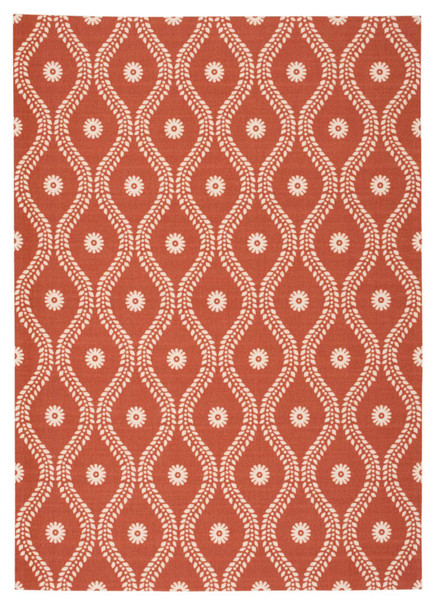 Nourison Home & Garden Rs085 Rust Area Rugs