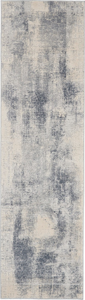 Nourison Rustic Textures Rus02 Blue/ivory Area Rugs