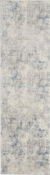 Nourison Rustic Textures Rus07 Ivory/grey-blue Area Rugs