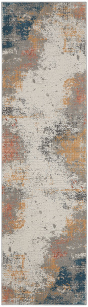 Nourison Rustic Textures Rus13 Grey/blue Area Rugs