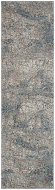 Nourison Rustic Textures Rus15 Light Grey/blue Area Rugs