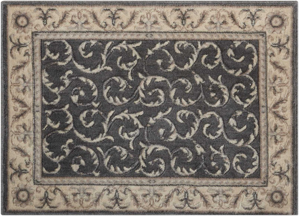 Nourison Somerset St02 Charcoal Area Rugs