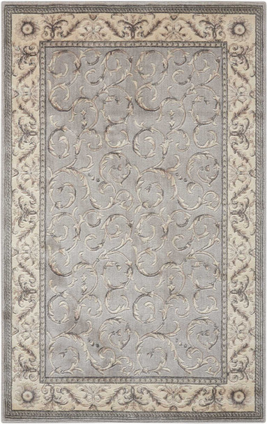 Nourison Somerset St02 Silver Area Rugs