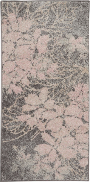 Nourison Tranquil Tra08 Grey/pink Area Rugs