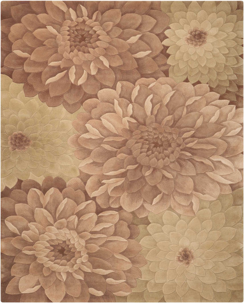 Nourison Tropics Ts11 Taupe/green Area Rugs