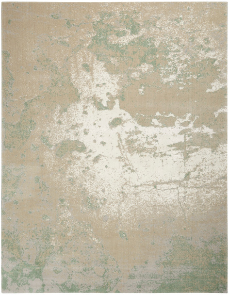 Nourison Twilight Twi06 Ivory Green Area Rugs