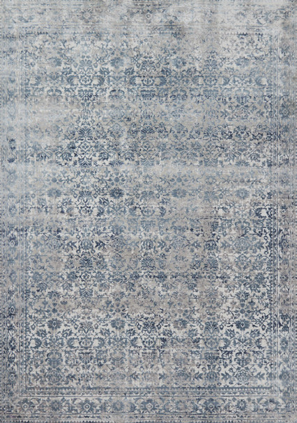 Loloi Patina Pj-06 Sky / Stone Power Loomed Area Rugs