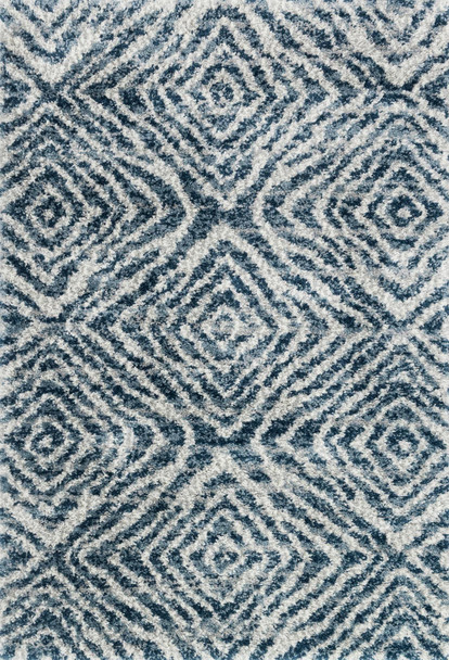 Loloi Quincy Qc-01 Ocean / Pebble Power Loomed Area Rugs
