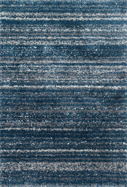 Loloi Quincy Qc-05 Navy / Pewter Power Loomed Area Rugs