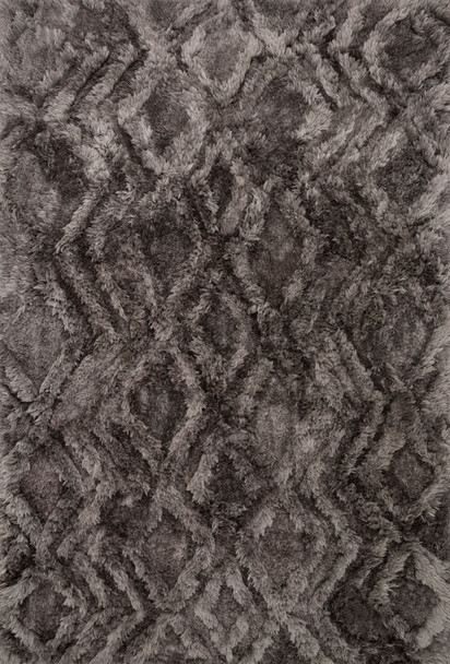 Loloi Caspia-loloi X Justina Blakeney Collection Cap-03 Charcoal  Area Rugs