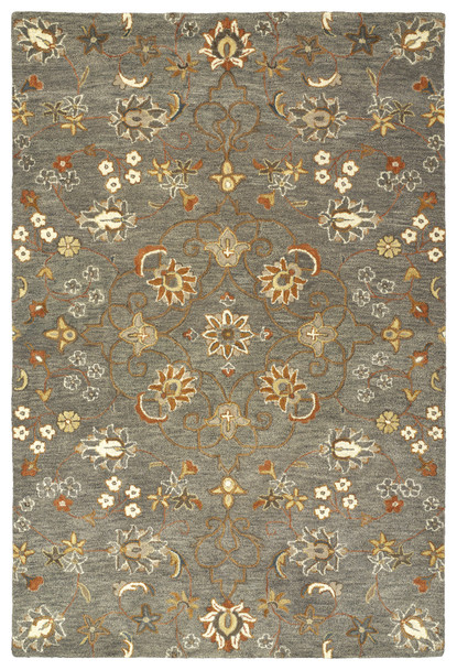 Kaleen Helena Hand-tufted 3215-102 Pewter Green Area Rugs