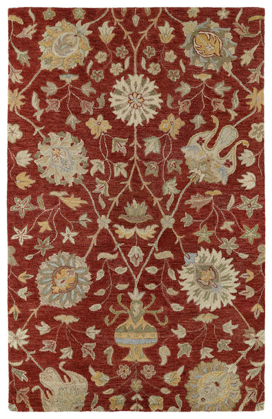 Kaleen Helena Hand Tufted 3202-25 Red Area Rugs