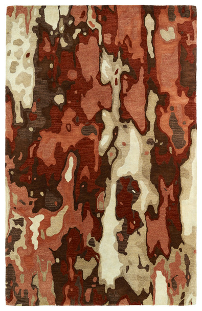 Kaleen Brushstrokes Hand-tufted Brs05-30 Rust Area Rugs