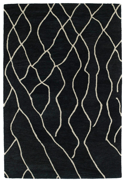 Kaleen Casablanca Hand Tufted Cas03-38 Charcoal Area Rugs