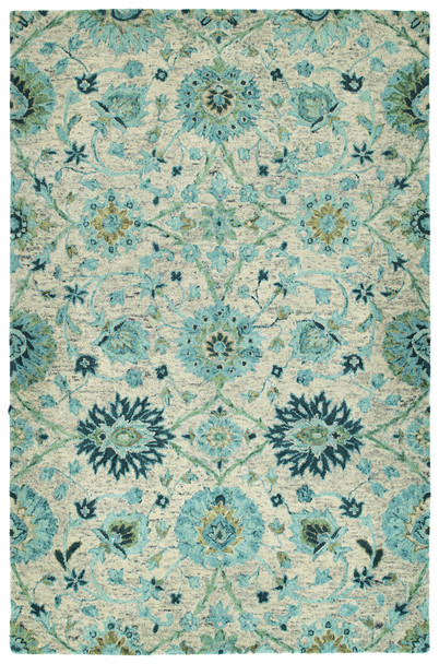 Kaleen Chancellor Hand-tufted Cha03-78 Turquoise Area Rugs