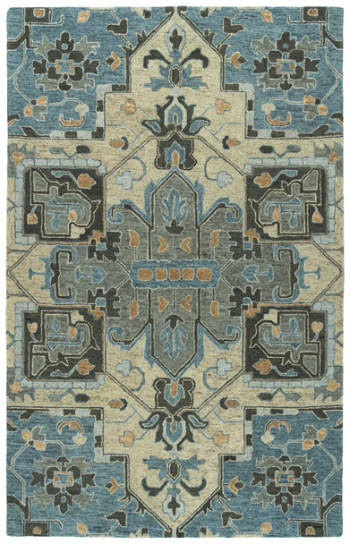 Kaleen Chancellor Hand-tufted Cha09-17 Blue Area Rugs