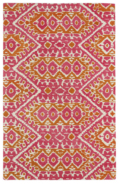 Kaleen Global Inspirations Hand-tufted Glb01-92 Pink Area Rugs