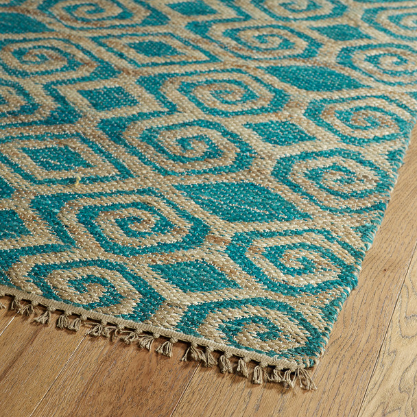 Kaleen Kenwood Handmade Ken02-91 Teal Area Rugs