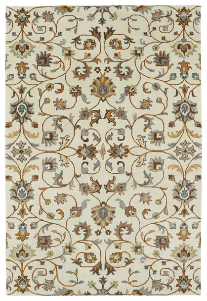 Kaleen Middleton Hand Tufted Mid05-42 Linen Area Rugs