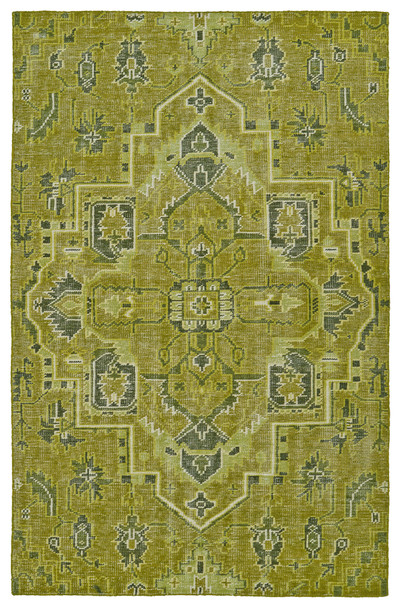 Kaleen Relic Hand-knotted Rlc01-41 Avocado Area Rugs