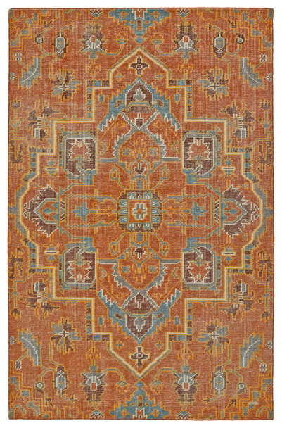 Kaleen Relic Hand-knotted Rlc01-53 Paprika Area Rugs