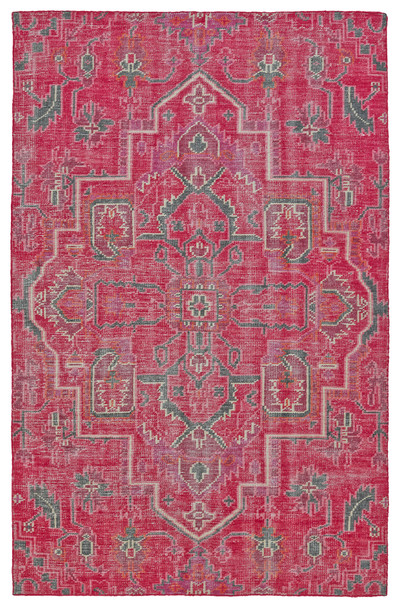 Kaleen Relic Hand-knotted Rlc01-92 Pink Area Rugs