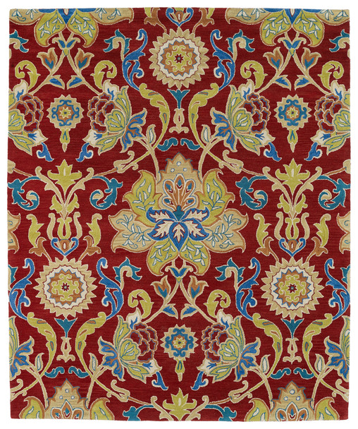 Kaleen Taj Hand Tufted Taj02-25 Red Area Rugs