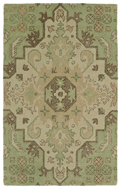 Kaleen Weathered Hand-tufted Wtr02-50 Green Area Rugs
