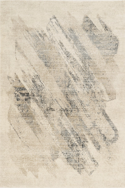 KAS Rugs Hue 4715 Ivory/grey Luster Machine-woven Area Rugs