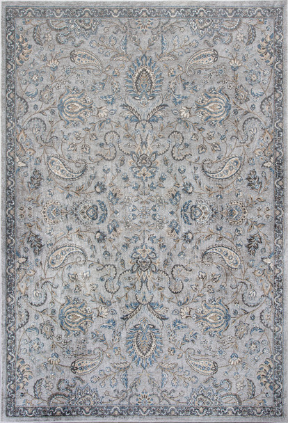 KAS Rugs Provence 8613 Silver/blue Mahal Machine-made Area Rugs