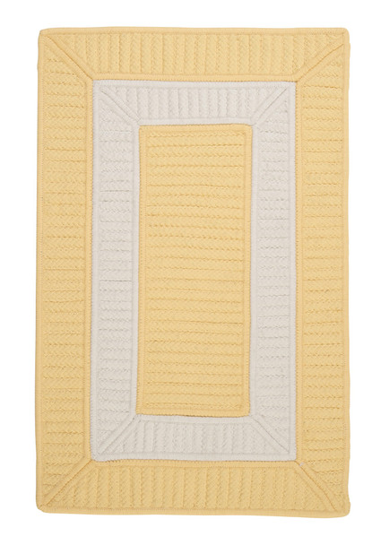 Colonial Mills Rope Walk Cb90 Yellow Area Rugs