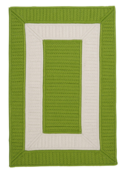 Colonial Mills Rope Walk Cb91 Bright Green Area Rugs