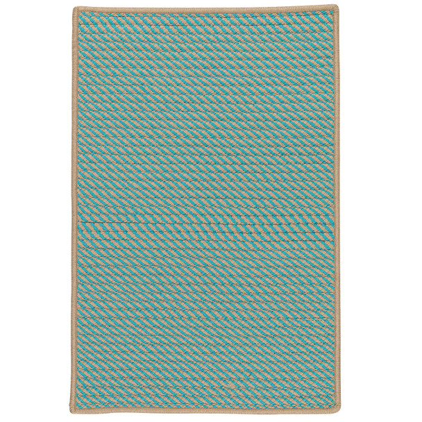 Colonial Mills Point Prim Im03 Teal Area Rugs
