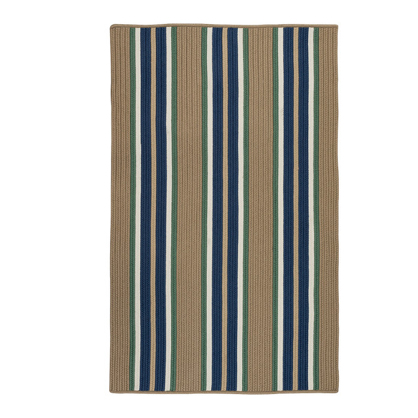 Colonial Mills Mesa Stripe Ms39 Taupe Isle Area Rugs