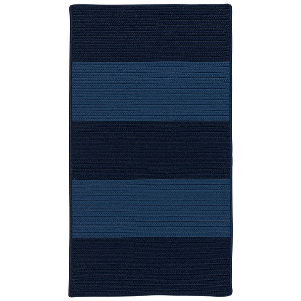 Colonial Mills Newport Textured Stripe Nw06 Blues Area Rugs