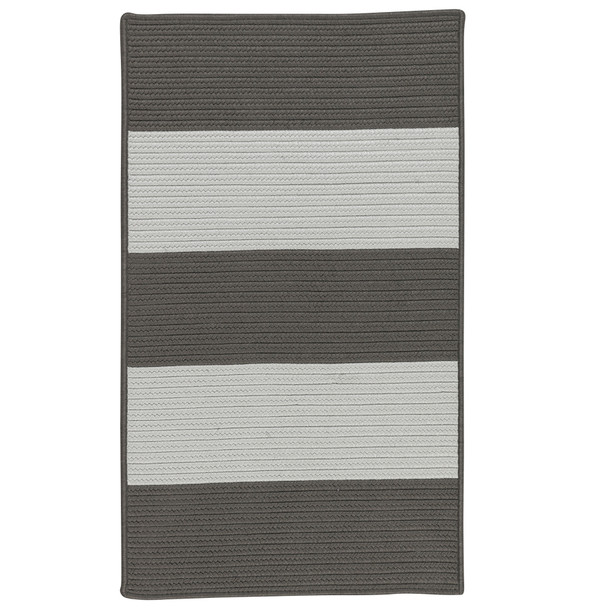Colonial Mills Newport Textured Stripe Nw16 Greys Area Rugs
