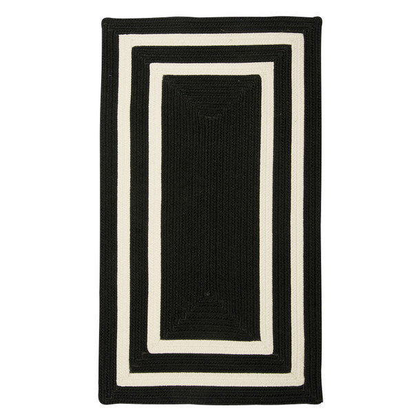 Colonial Mills La Playa Py21 Black & White Area Rugs