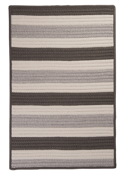 Colonial Mills Stripe It Tr09 Silver Area Rugs