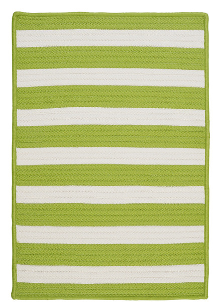 Colonial Mills Stripe It Tr29 Bright Lime Area Rugs