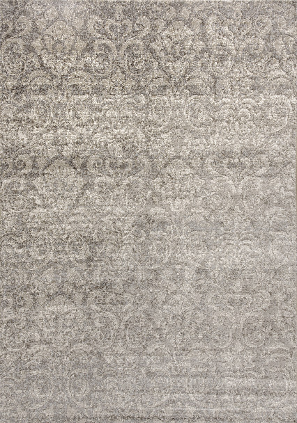Dynamic Mysterio Machine-made 1217 Silver Area Rugs