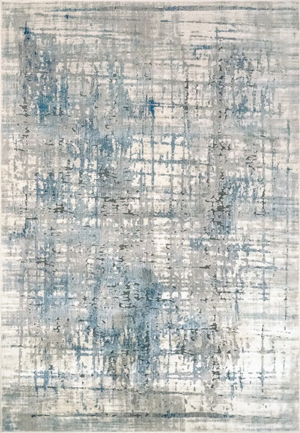 Dynamic Scout Machine-made 1681 Ivory/blue Area Rugs