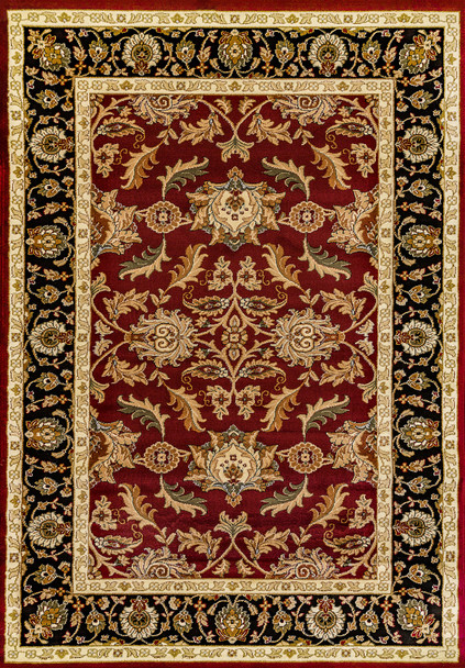 Dynamic Yazd Machine-made 1744 Red Area Rugs