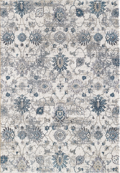 Dynamic Astoria Machine-made 3375 Cream/blue Area Rugs