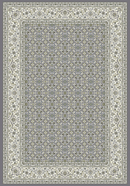 Dynamic Ancient Garden Machine-made 57011 Grey/cream Area Rugs