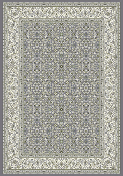 Dynamic Ancient Garden Machine-made 57011 Grey/cream Area Rugs