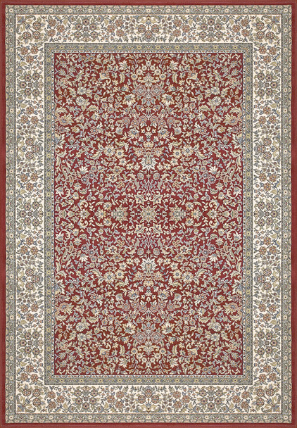 Dynamic Ancient Garden Machine-made 57078 Red/ivory Area Rugs