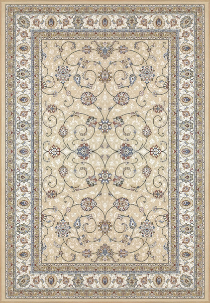 Dynamic Ancient Garden Machine-made 57120 Lt Gold/ivory Area Rugs