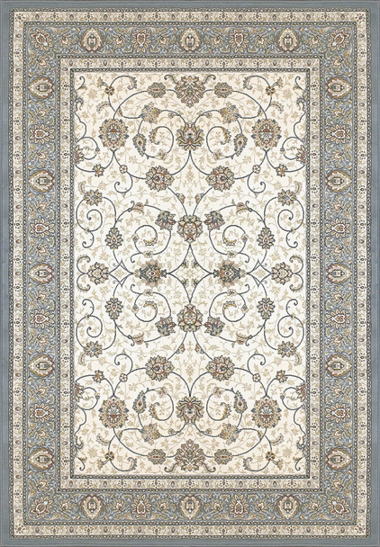 Dynamic Ancient Garden Machine-made 57120 Ivory/light Blue Area Rugs