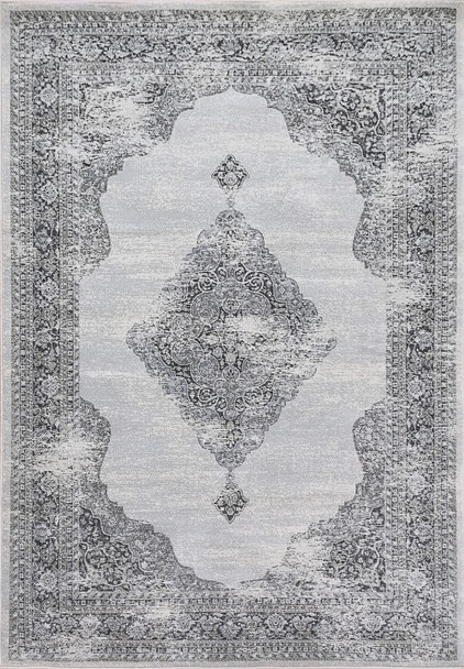 Dynamic Ancient Garden Machine-made 57557 Soft Grey/cream Area Rugs