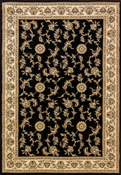 Dynamic Legacy Machine-made 58017 Black Area Rugs